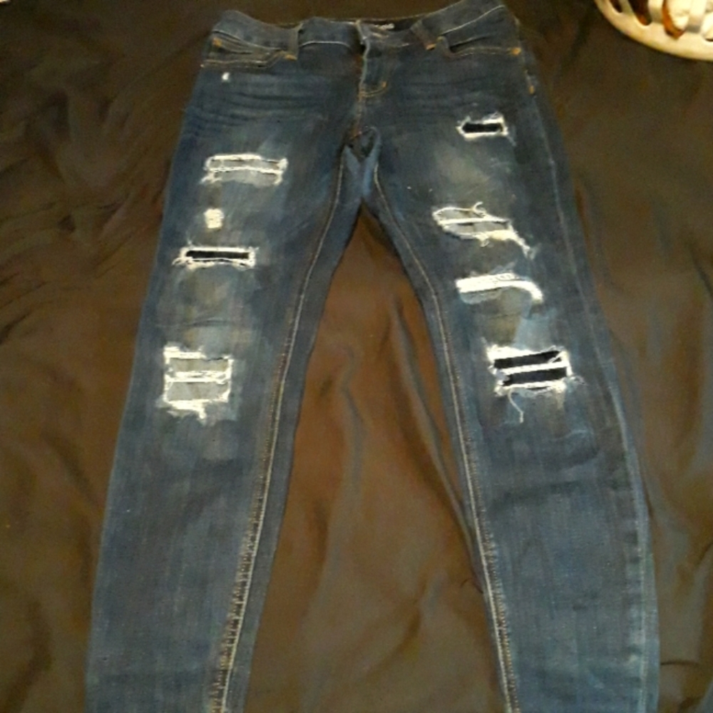 Maurices Distressed Skinny Jeans